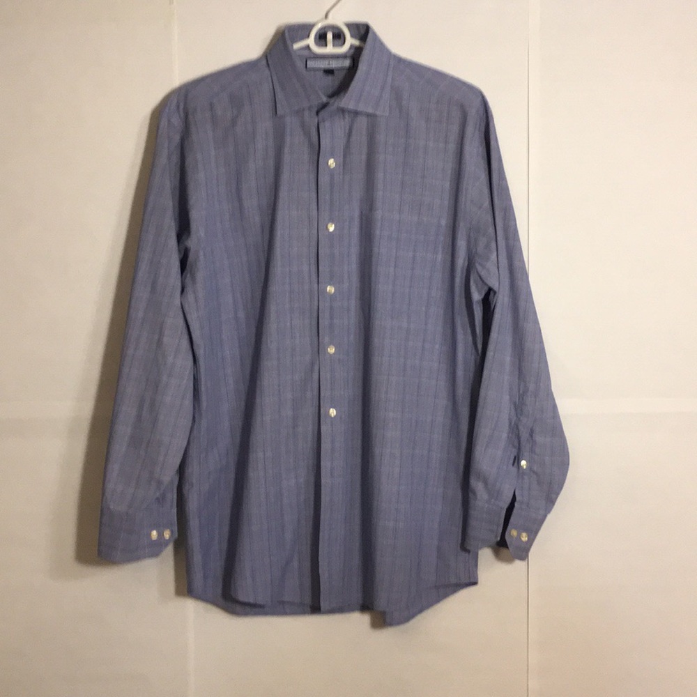 Tommy Hilfiger Regular Fit Blue Check Dress Shirt
